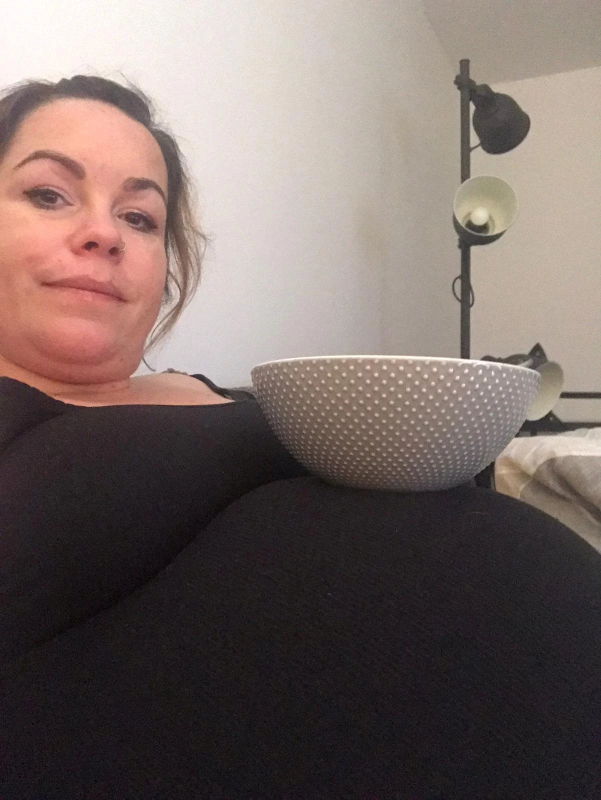 The stunned parents were unaware that Beata was already pregnant at the time that she discovered her IVF treatment was successful.