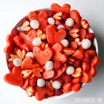 Heart Fruit Salad