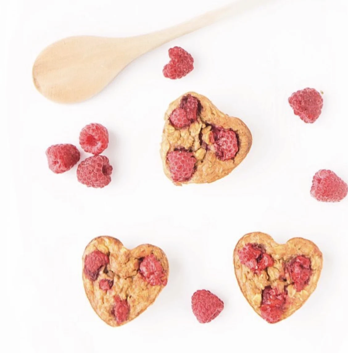 Oatmeal Heart Muffins