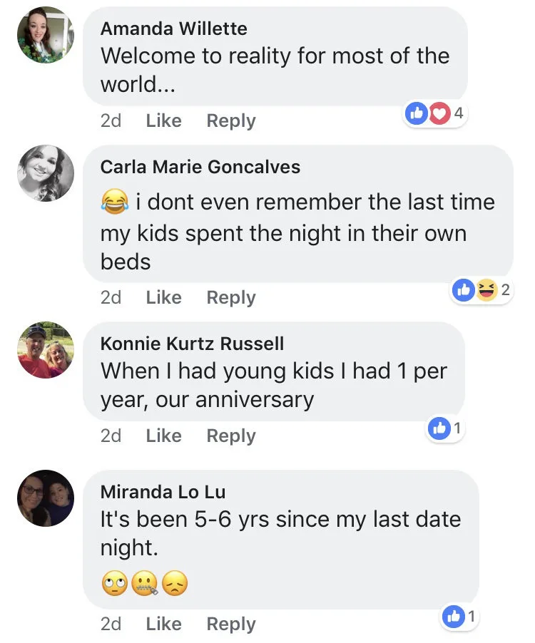 Unsurprisingly, other parents weren't shocked to hear this news.