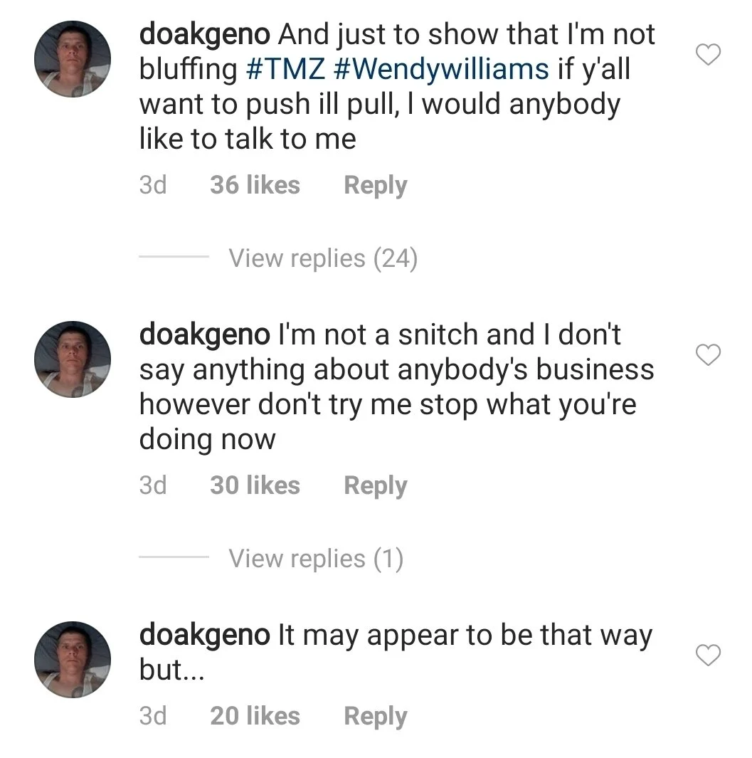 It seems Geno wants to set the record straight and is calling out both TMZ and Wendy Williams so he can share his story.