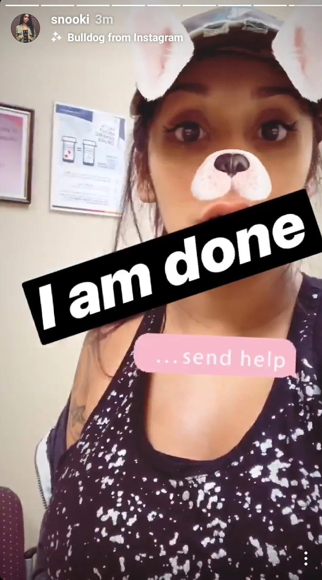Please let this tired mama be.