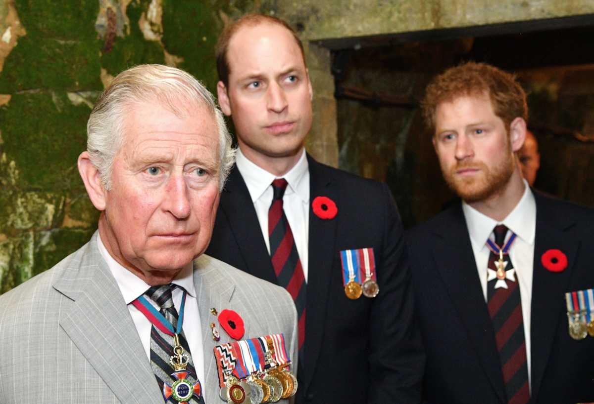 Prince Charles & Princes William & Harry