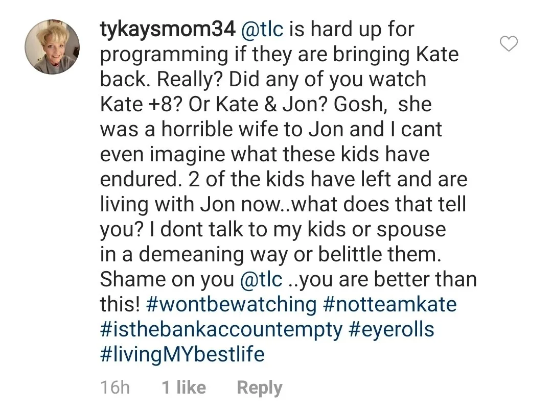 But the biggest "Oh we're going here today?" moment was Kate addressing criticism she's a "horrible" person in the most unexpected way.