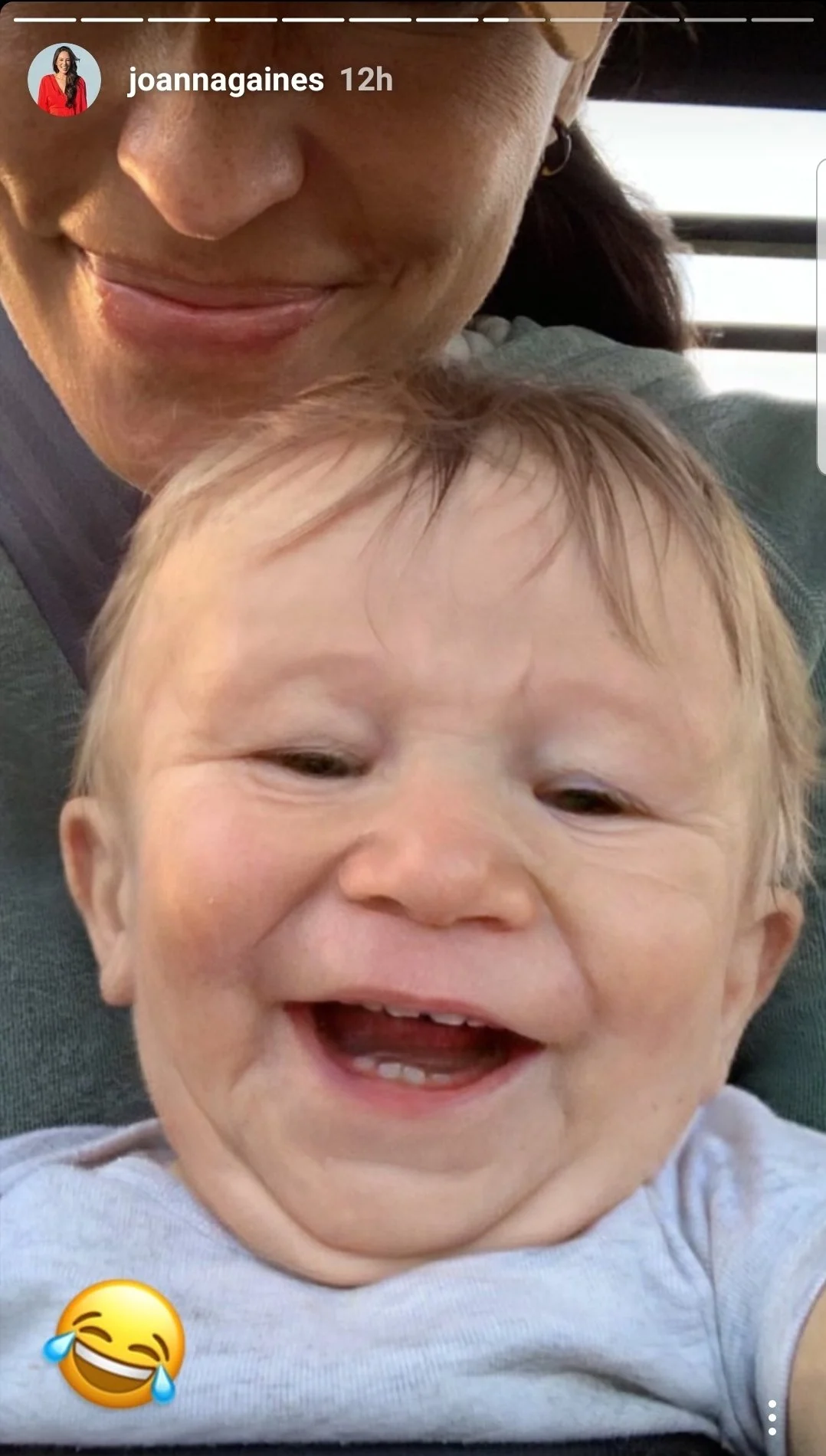 ... and got her and Chip Gaines' 1-year-old son involved.