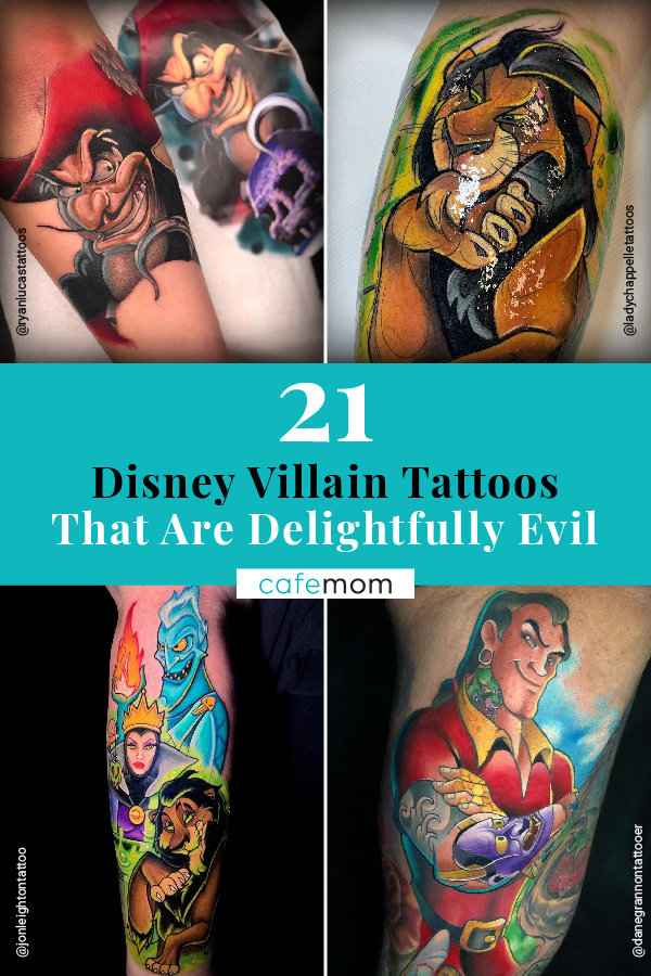 36 Devilish Disney Villain Tattoos  Tattoo Ideas Artists and Models