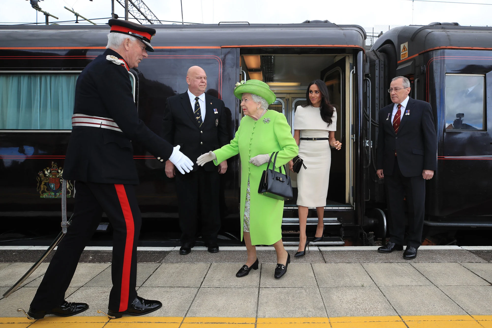 Indeed, Queen Elizabeth invited Meghan on their first solo appearance together just weeks after her wedding at Windsor Castle.