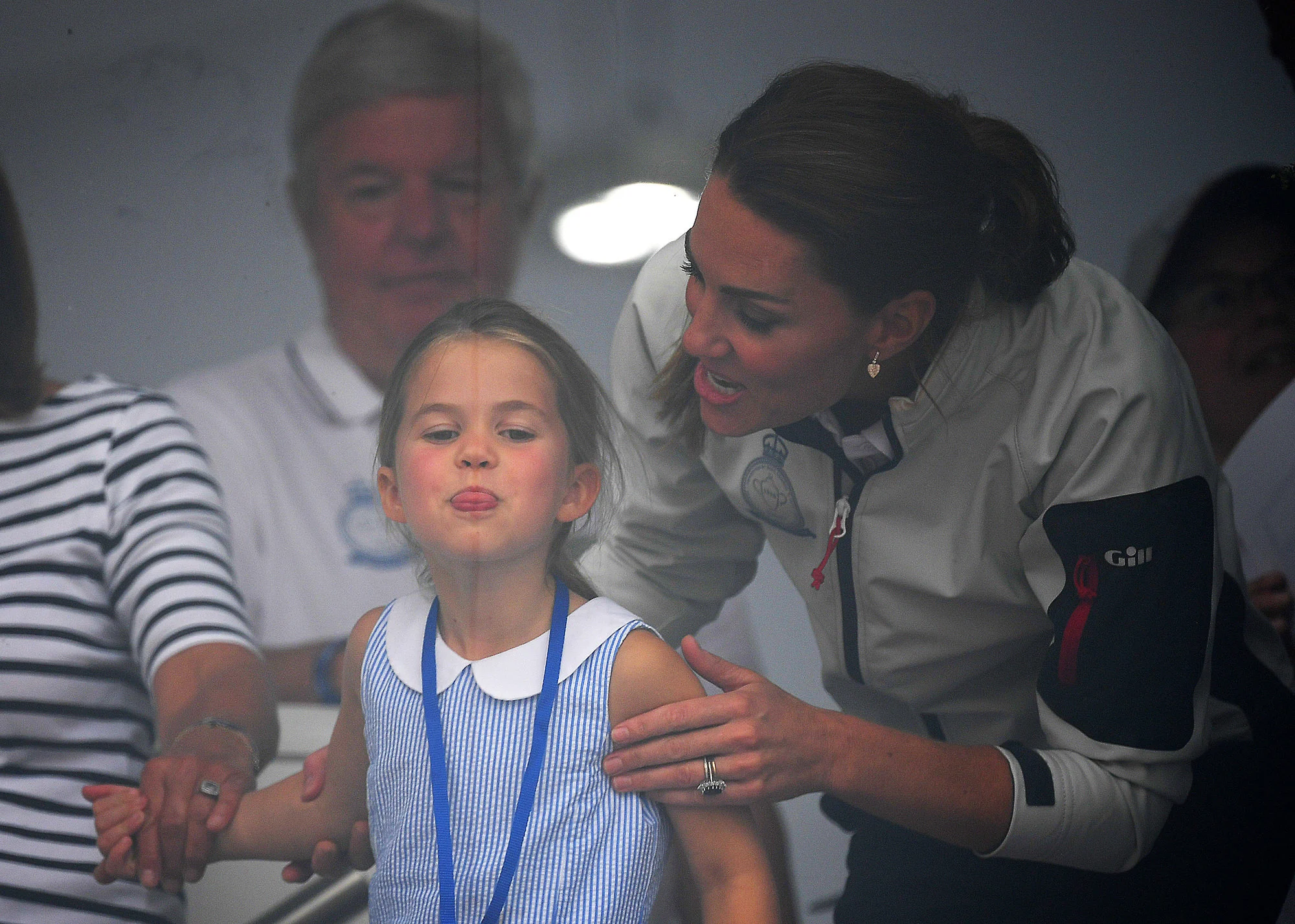 But this is the photo we really love, because Kate is obviously telling Charlotte to keep it in check.