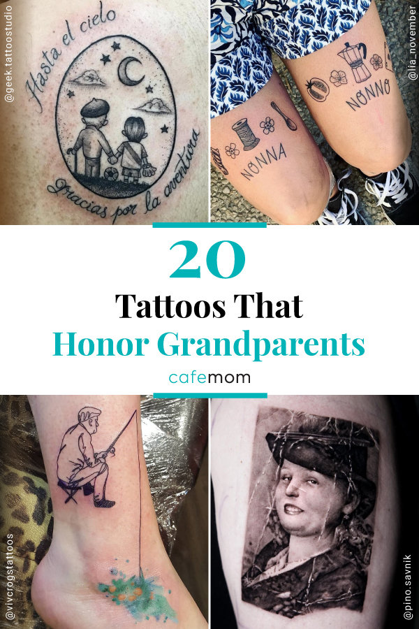 This Woman Got Matching Tattoos With Her 91YearOld Grandpa