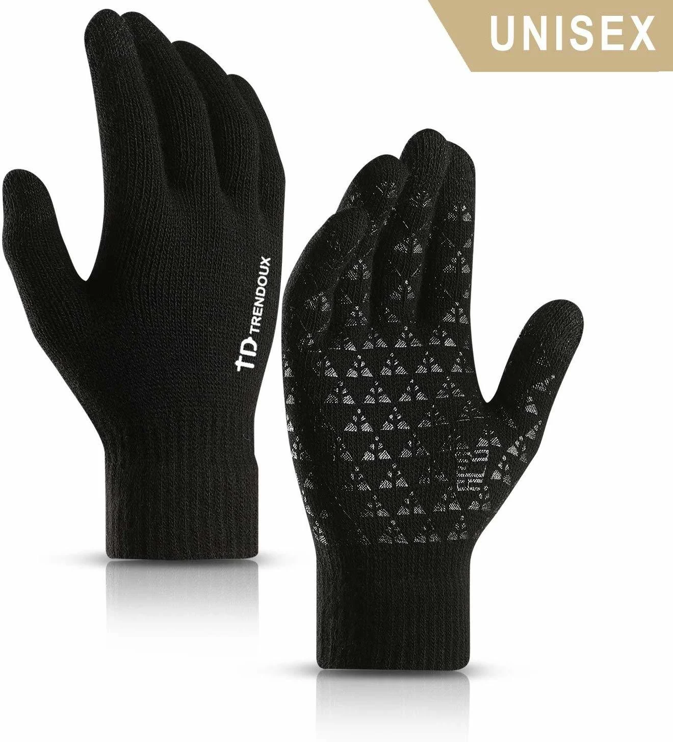 Touch Screen-Friendly Knit Gloves