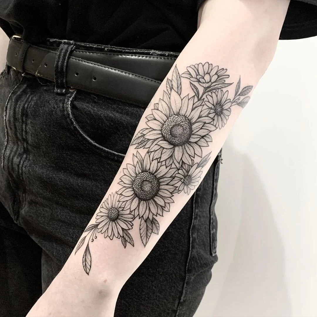 Textbook Sunflowers