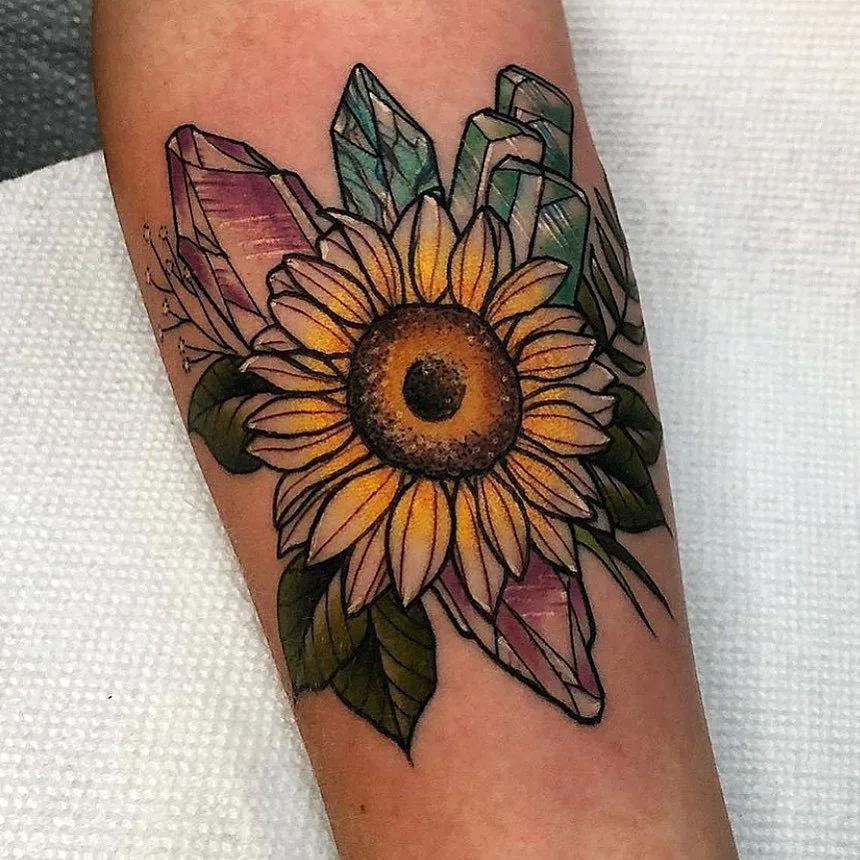 Crystals & Sunflowers
