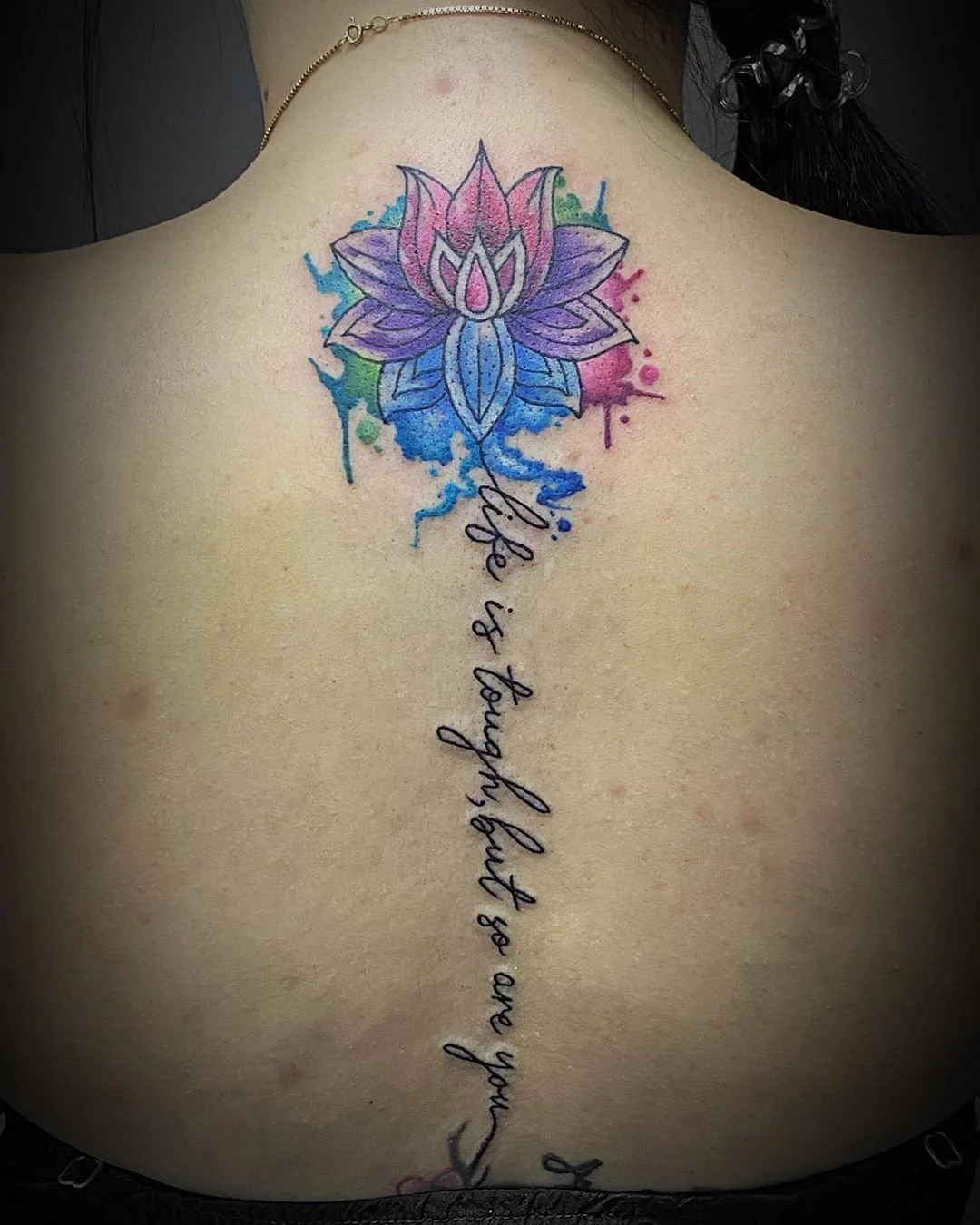 A Splashy, Symbolic Lotus
