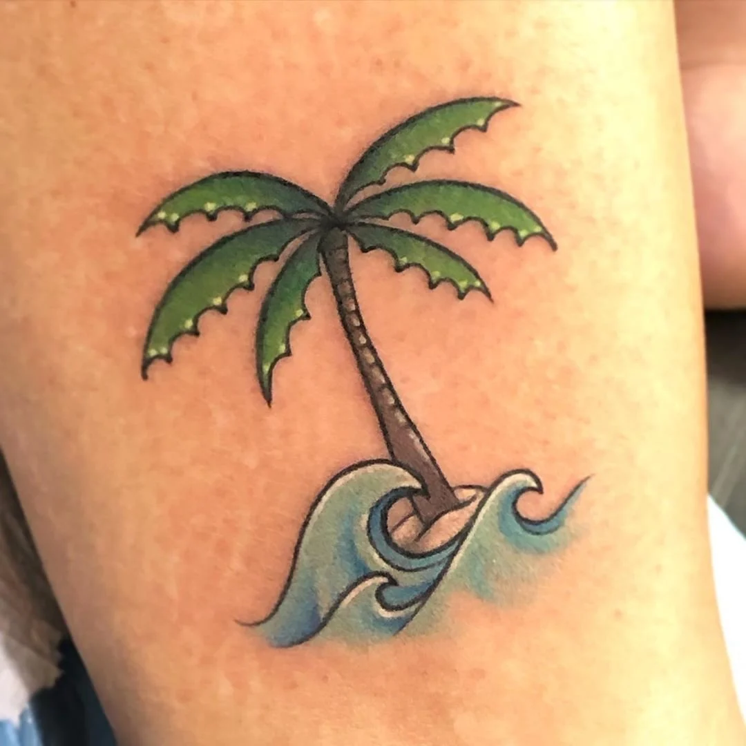 A Classically Styled Palm Tree