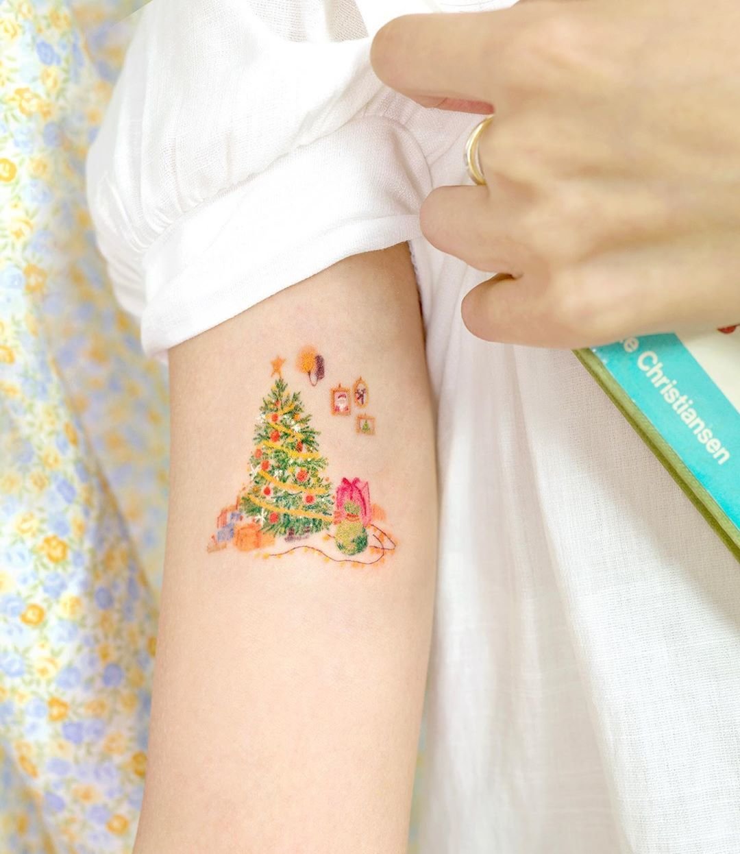 20 Festive Tattoos For Anyone Obsessed With Christmas Cafemom Com
