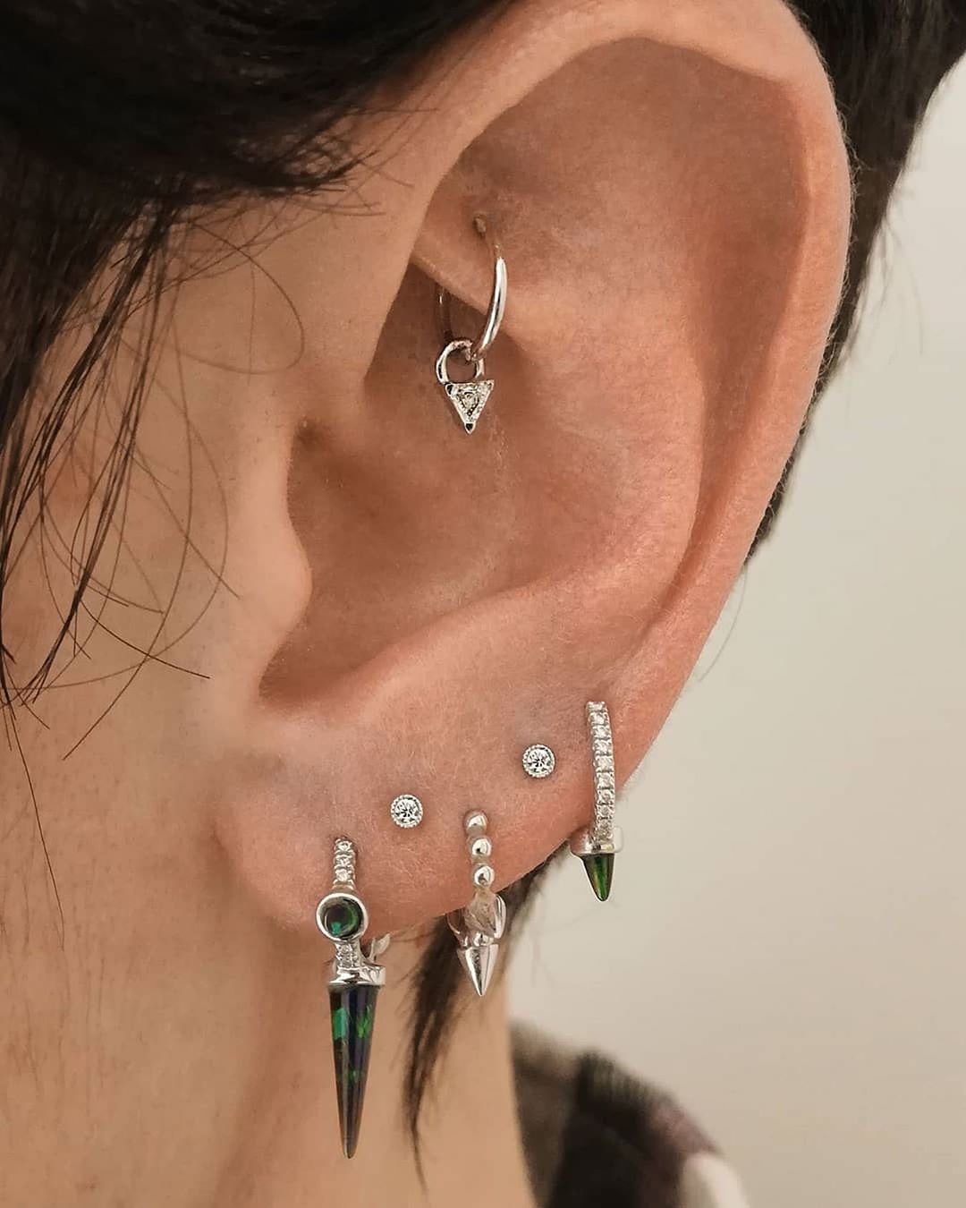 16 Ear Piercing Combinations