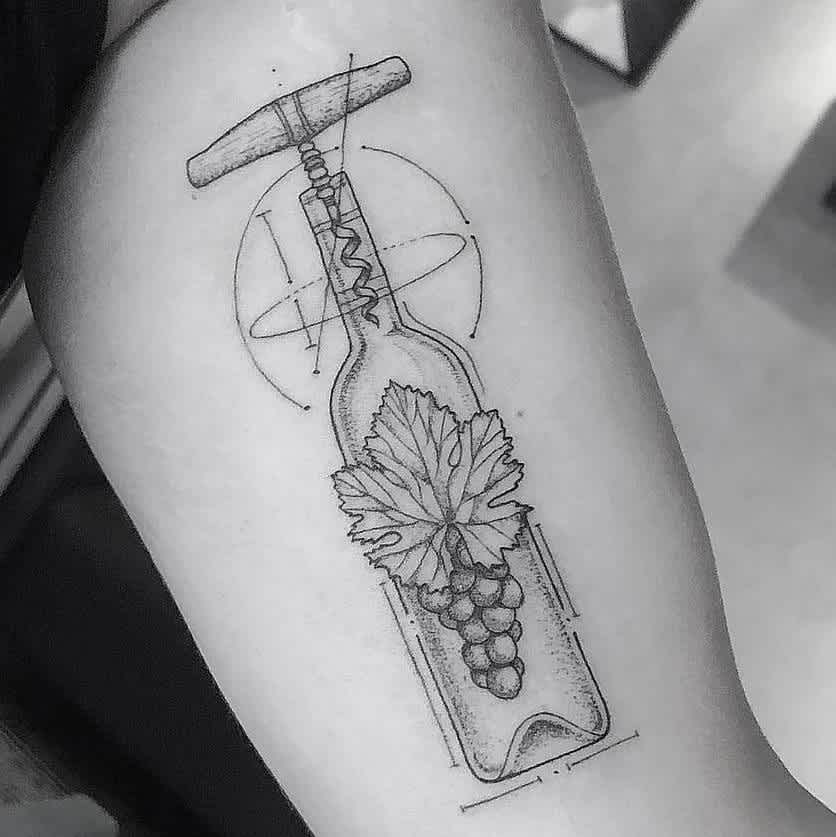 Wine Glass Tattoo