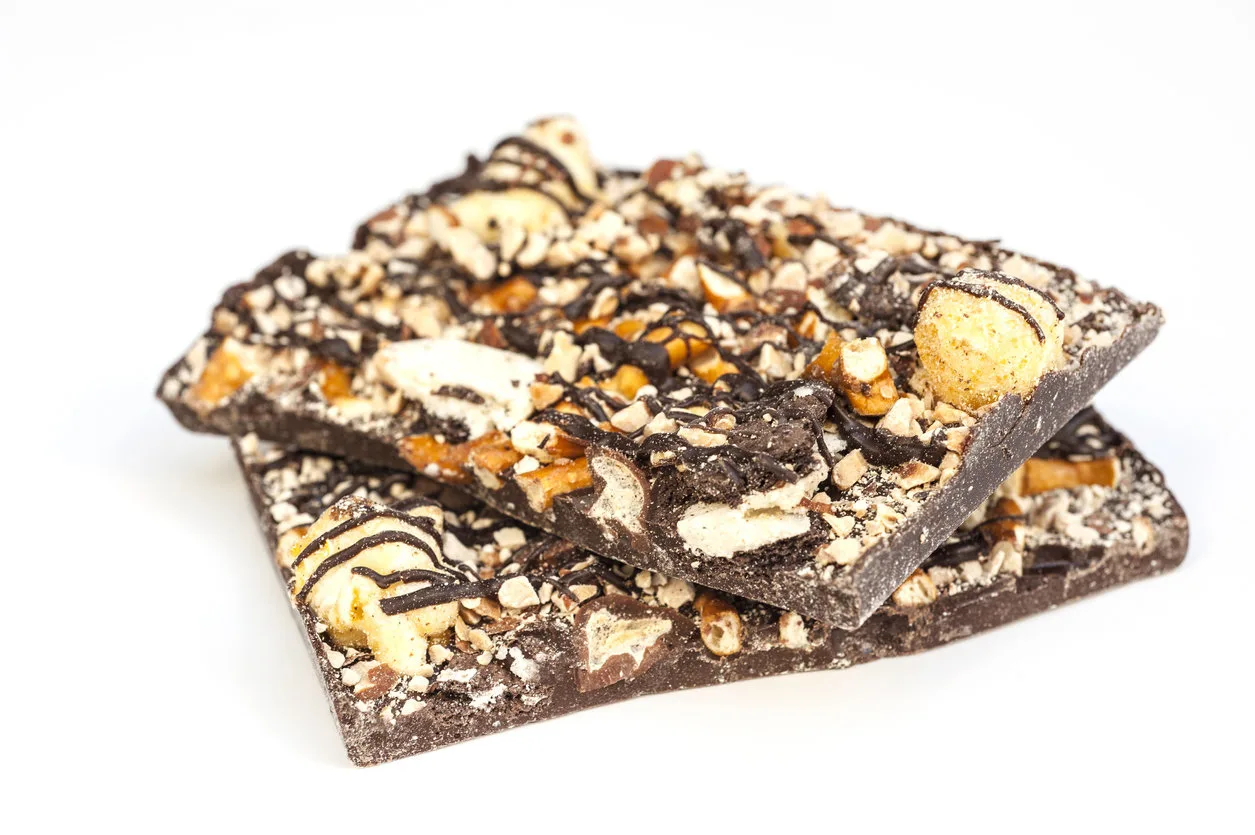 Trefoil Shortbread Chocolate Bark