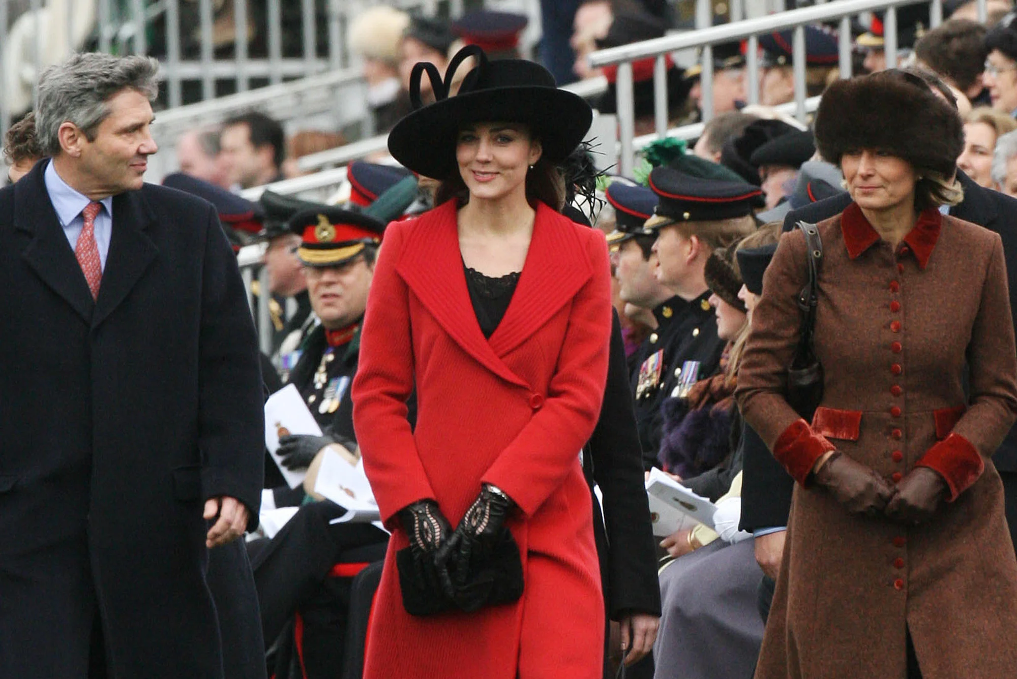 December 2006: Kate Attends William's Military Academy Graduation