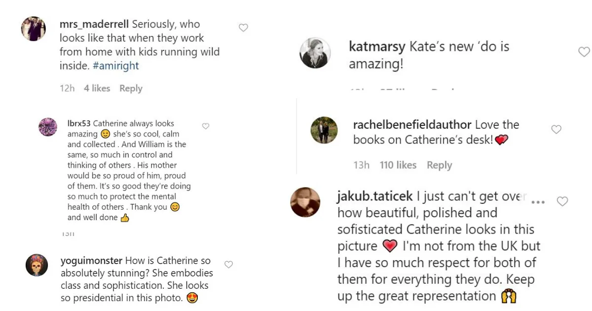 Kate makes working from home look effortless and elegant.