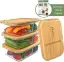 Ecopreps Glass Meal Prep Containers With Bamboo Lids-placeholder