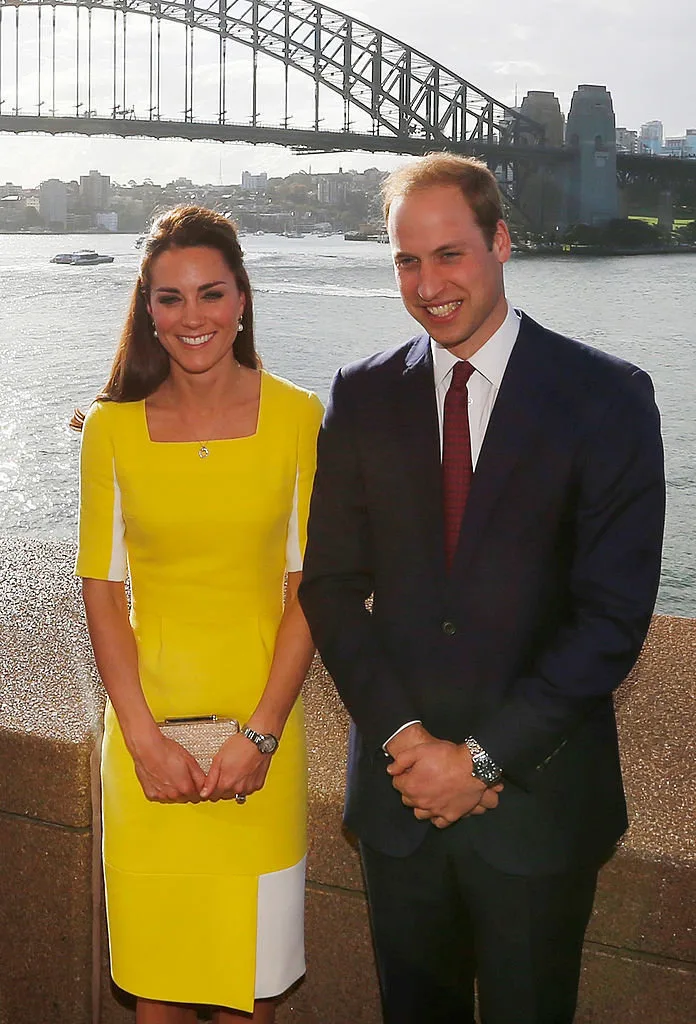 The dress Kate wore was a repeat from 2014.
