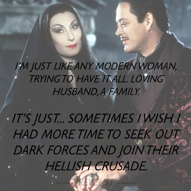 17 Morticia Addams quotes all goth girls should live by | CafeMom.com