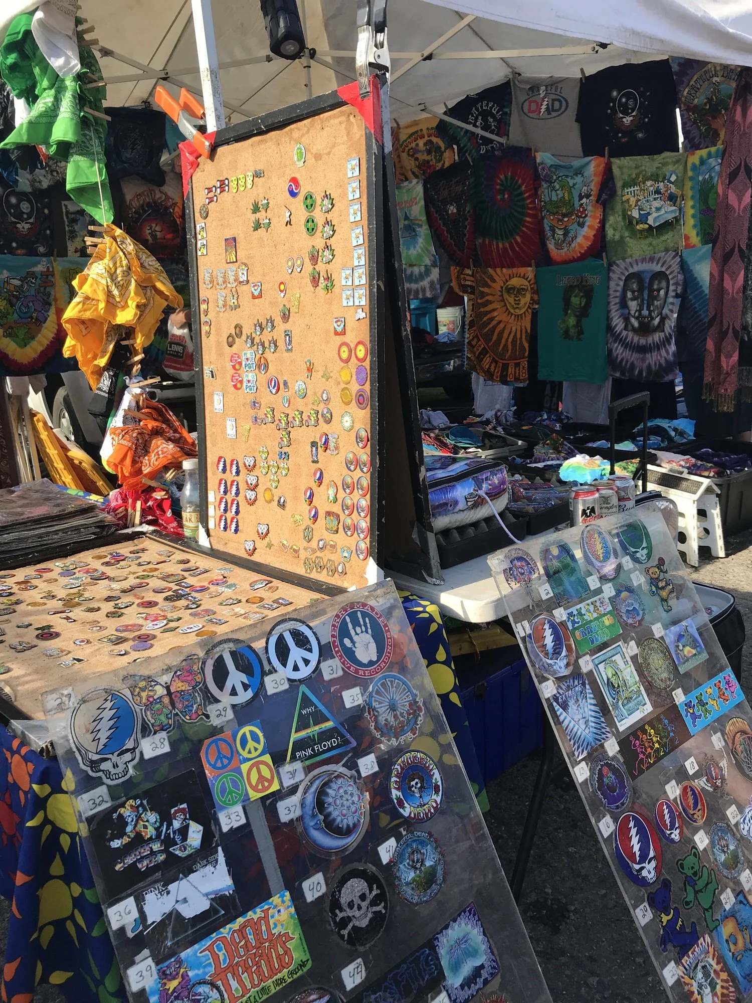 grateful dead merch on lot