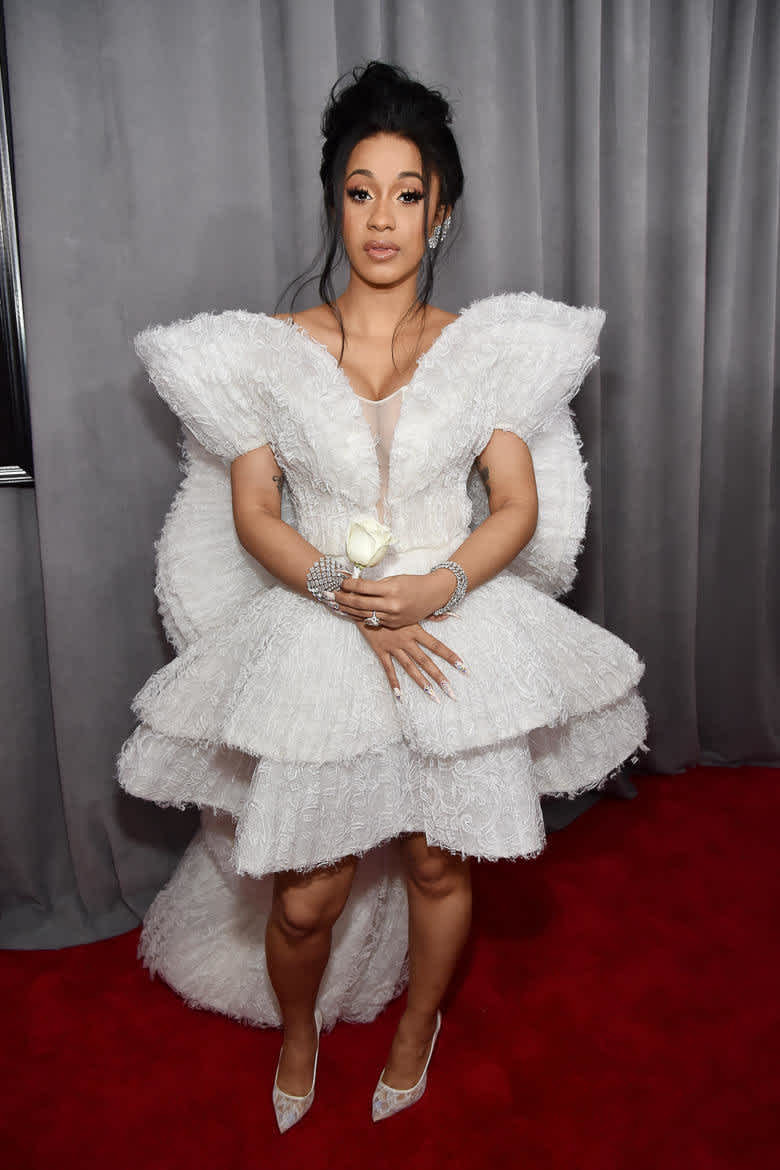 Cardi B at the 2018 Grammys