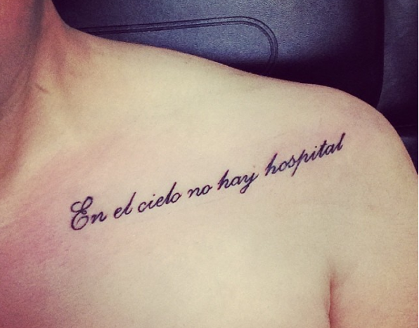 Spanish Script Tattoo by micielo33 on DeviantArt