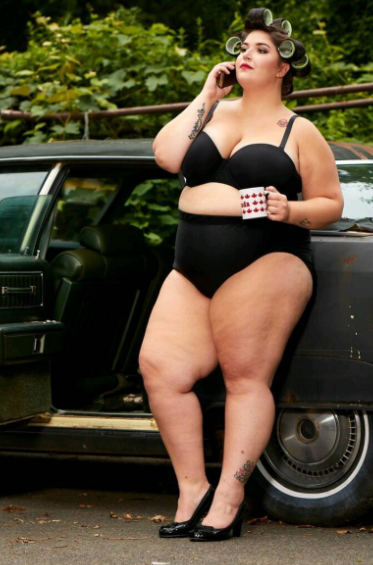 plus size pinup