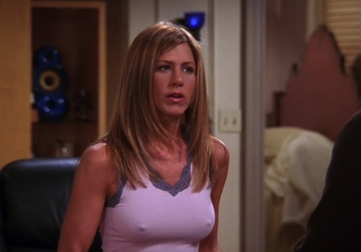 Jen Aniston has zero shame over her visible nipples on Friends CafeMom photo