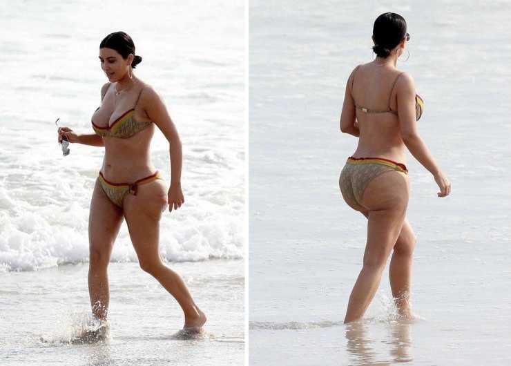 Zullen Welvarend helikopter Kim Kardashian freaked out when she saw photos of her bikini body |  CafeMom.com