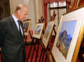 prince philip with a painting
