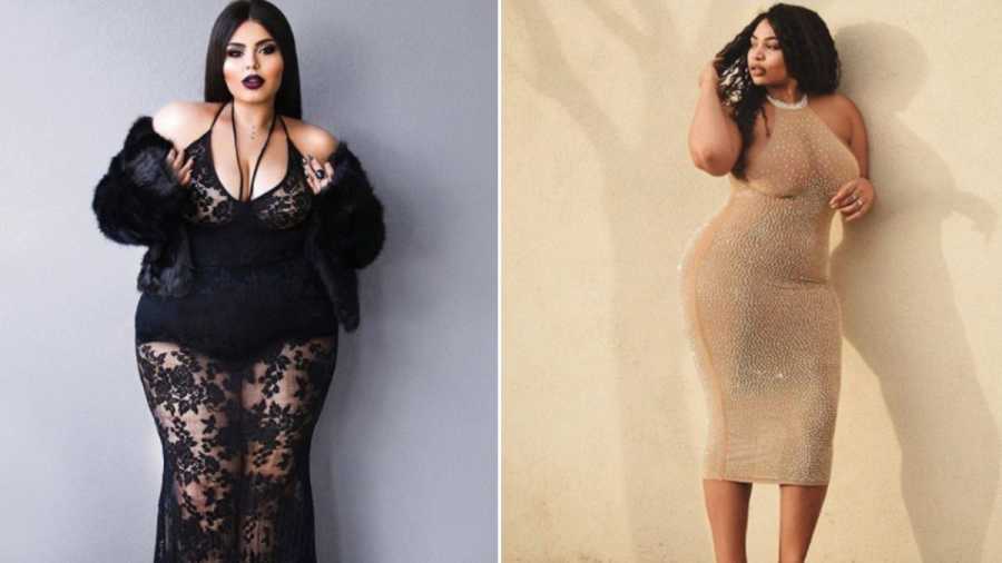 20 plus-size women rocking the naked dress trend with confidence