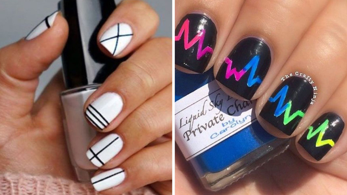 17 Insanely Easy Nail Art Designs To Accomplish At Home – Maniology