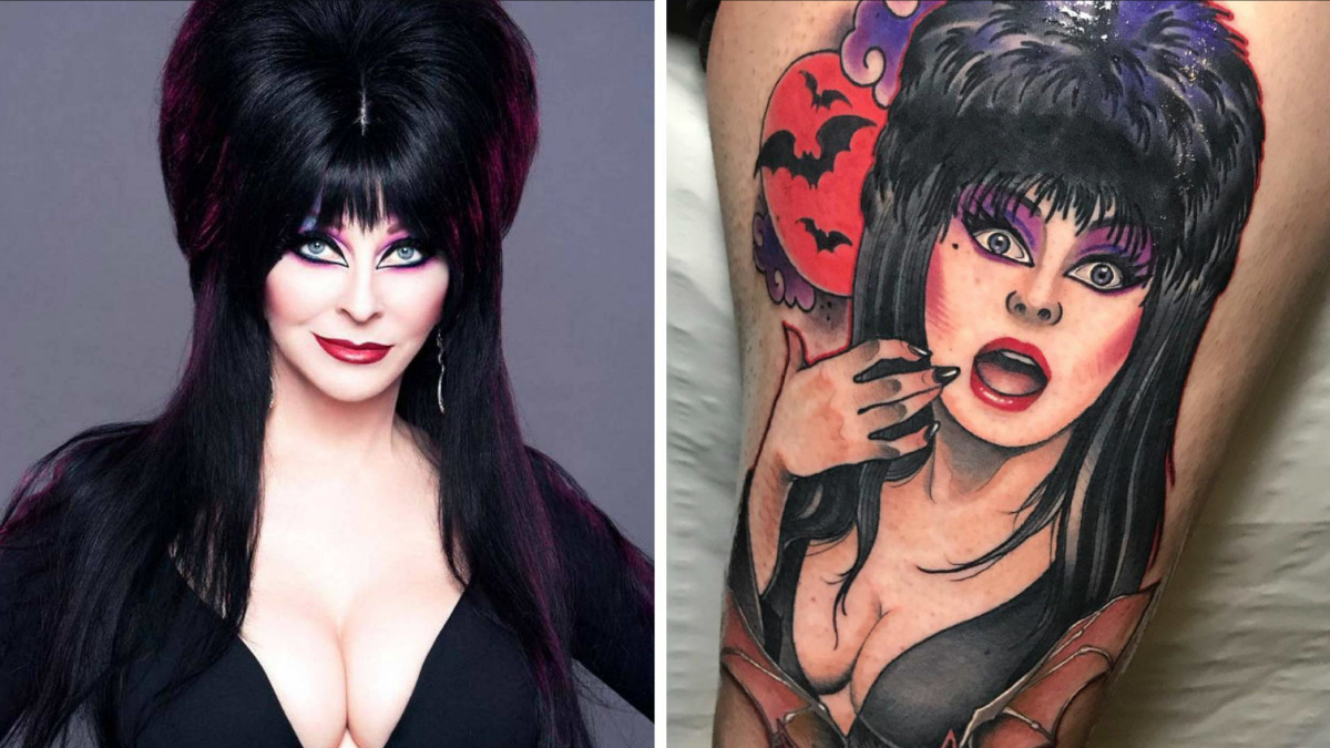 35 Horror Temporary Tattoo Elvira Mistress of the Dark  Etsy