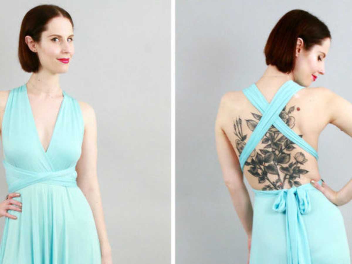 We tried the convertible Wonder Dress you can tie 20 ways