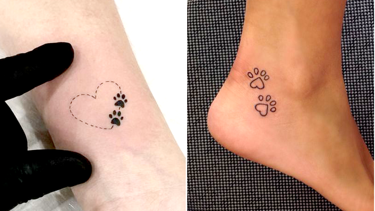 30 Best Dog Paw Tattoo Meanings And Designs  Saved Tattoo