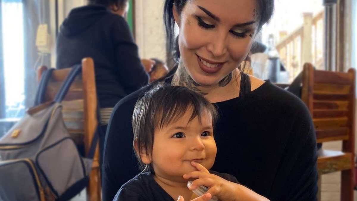24 Sweet Photos And Videos Of Kat Von D's Baby, Leafar | CafeMom.com