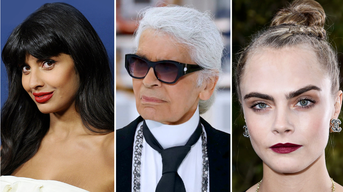 Jameela Jamil And Cara Delevingne Fight Over Karl Lagerfeld