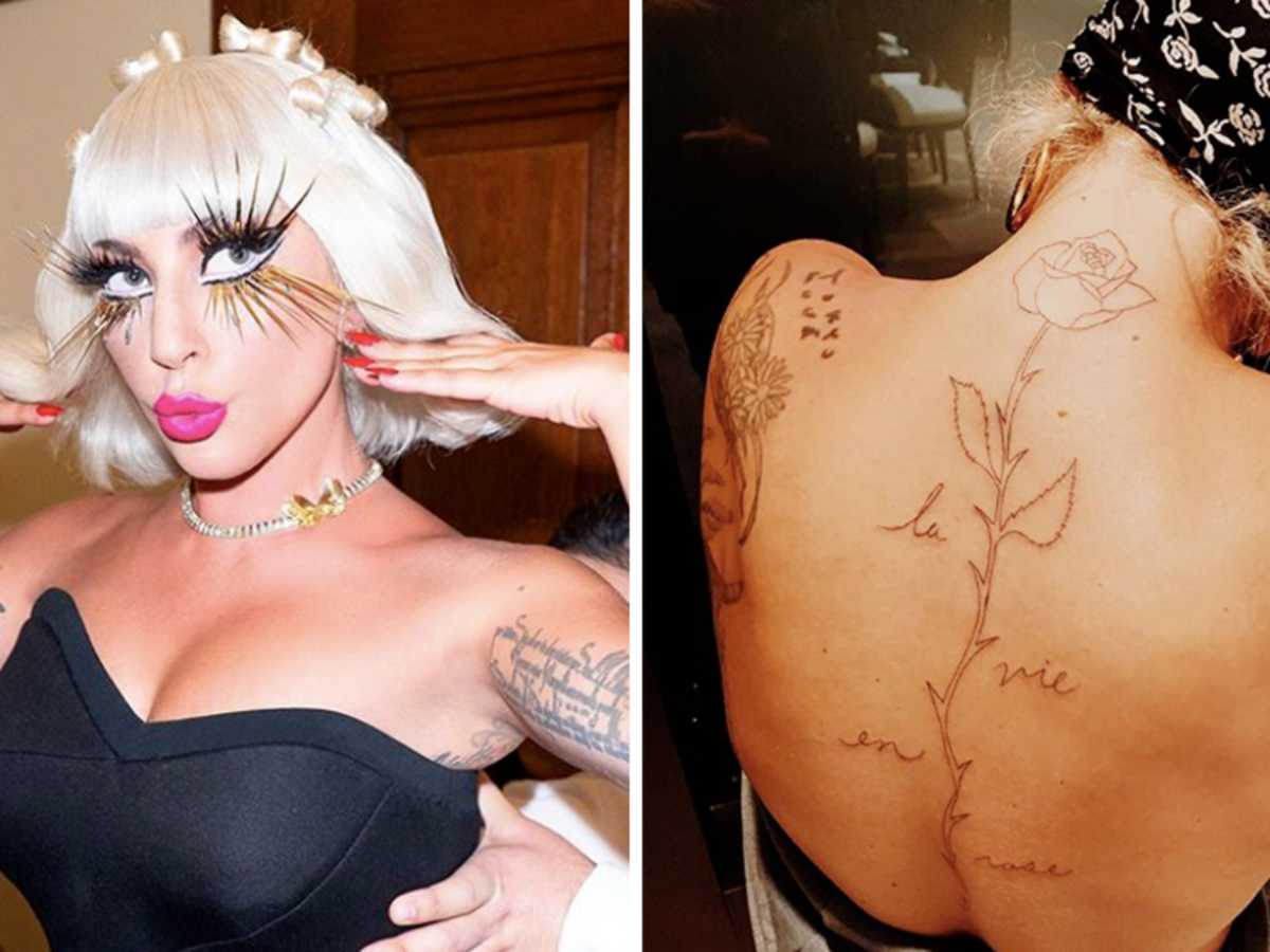 Here's Every Single One Of Lady Gaga's Tattoos 
