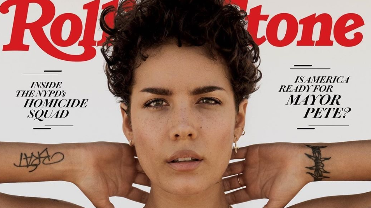 People Are Loving Halsey's Armpit Stubble On The Cover Of 'Rolling(02)