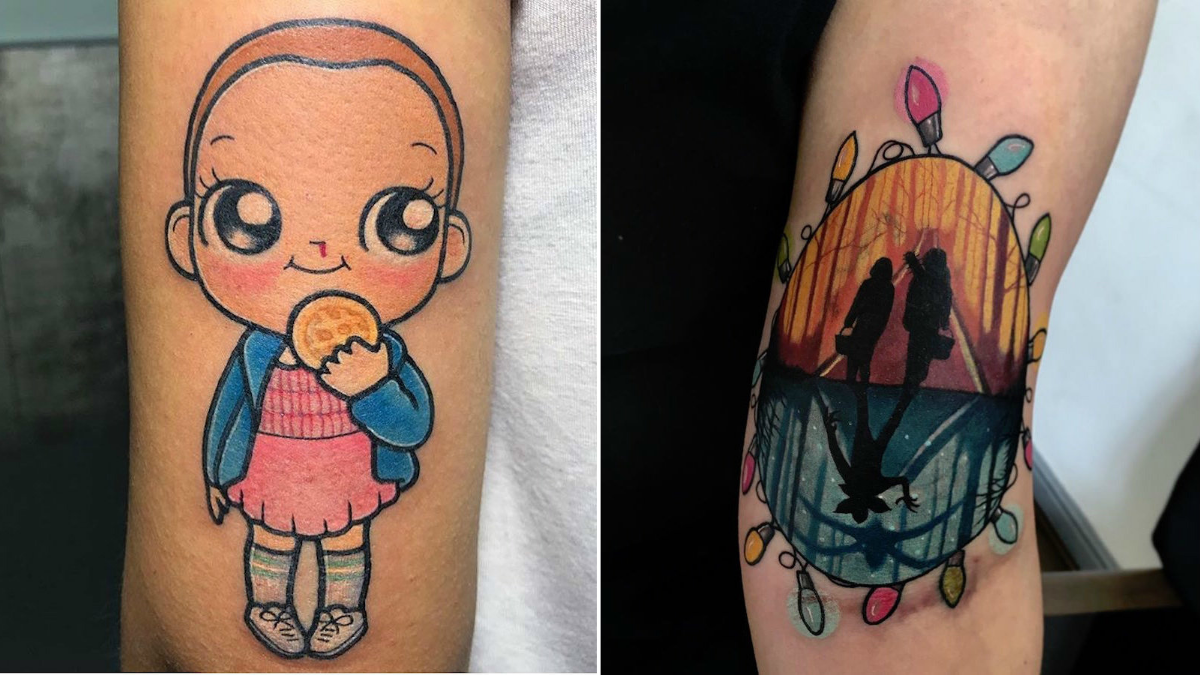 Millie Bobby Brown actually got this Stranger Things tattoo in real life   Glamour UK