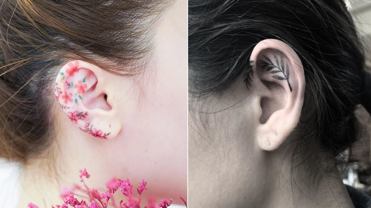 32 Amazing Ear Tattoo Ideas for Men & Women in 2024