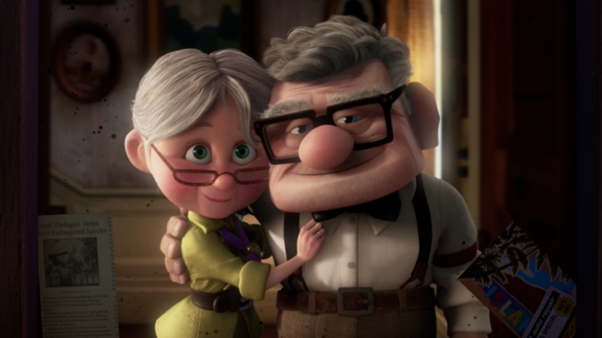 movie: up / characters: carl & ellie  Cute couple wallpaper, Up pixar, Up  carl and ellie