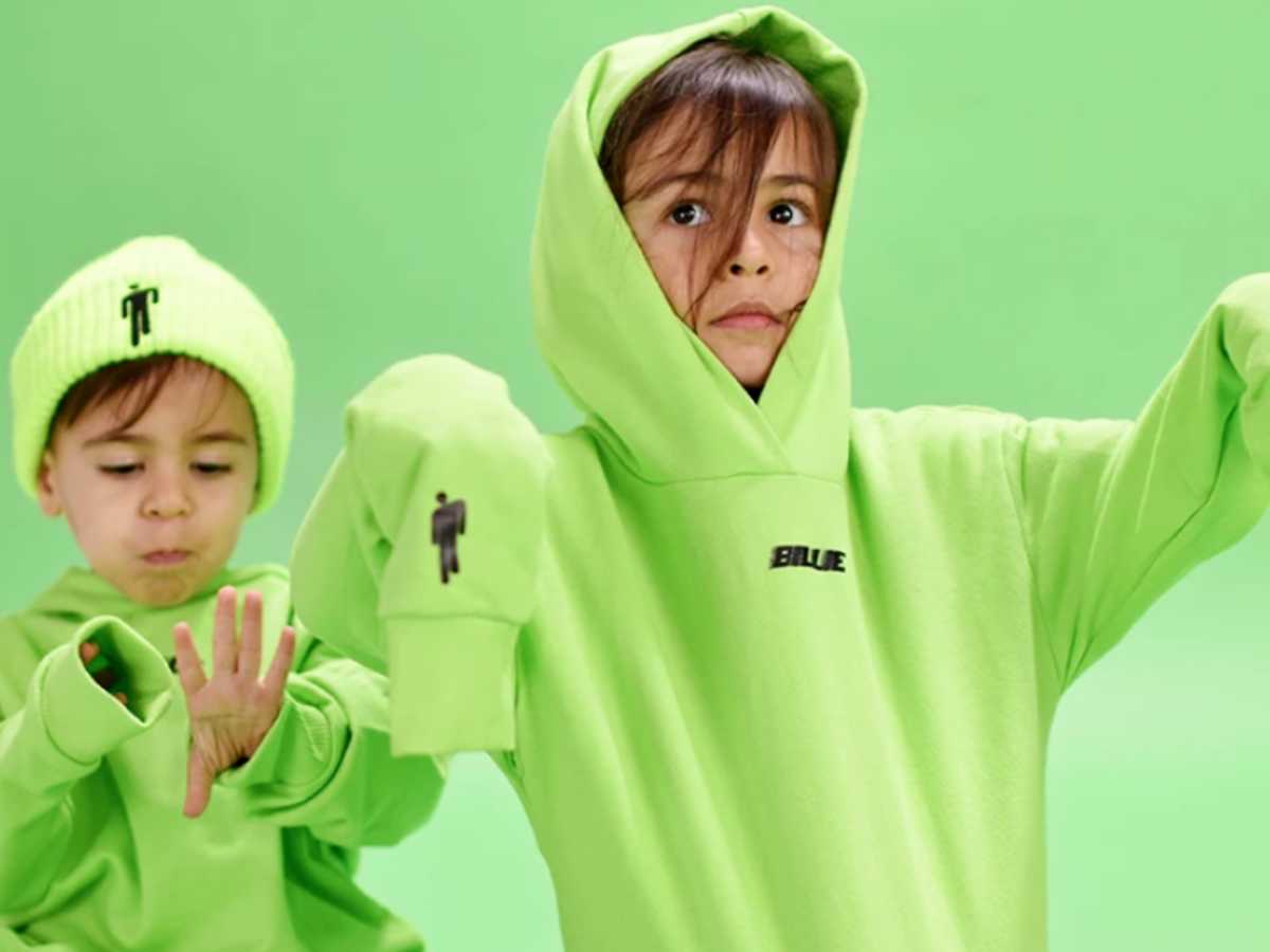 Billie eilish 2025 bright green hoodie