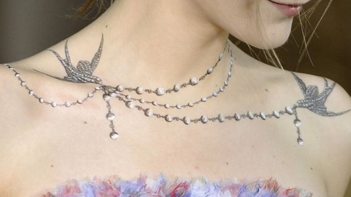 40 Latest Necklace Tattoos Ideas