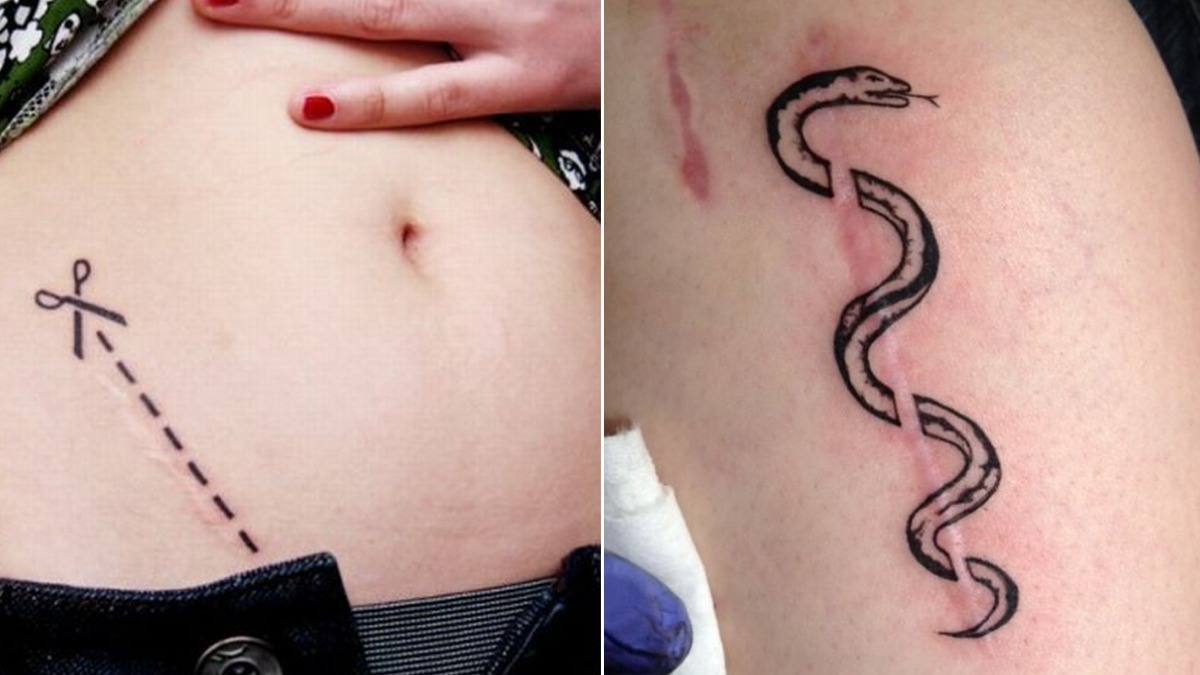 Stunning Stretch Mark Cover Up Tattoos  Tattoo Glee