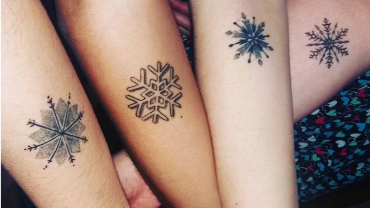 115 WinterThemed Tattoo Designs Incorporating A Snowflake  Psycho Tats